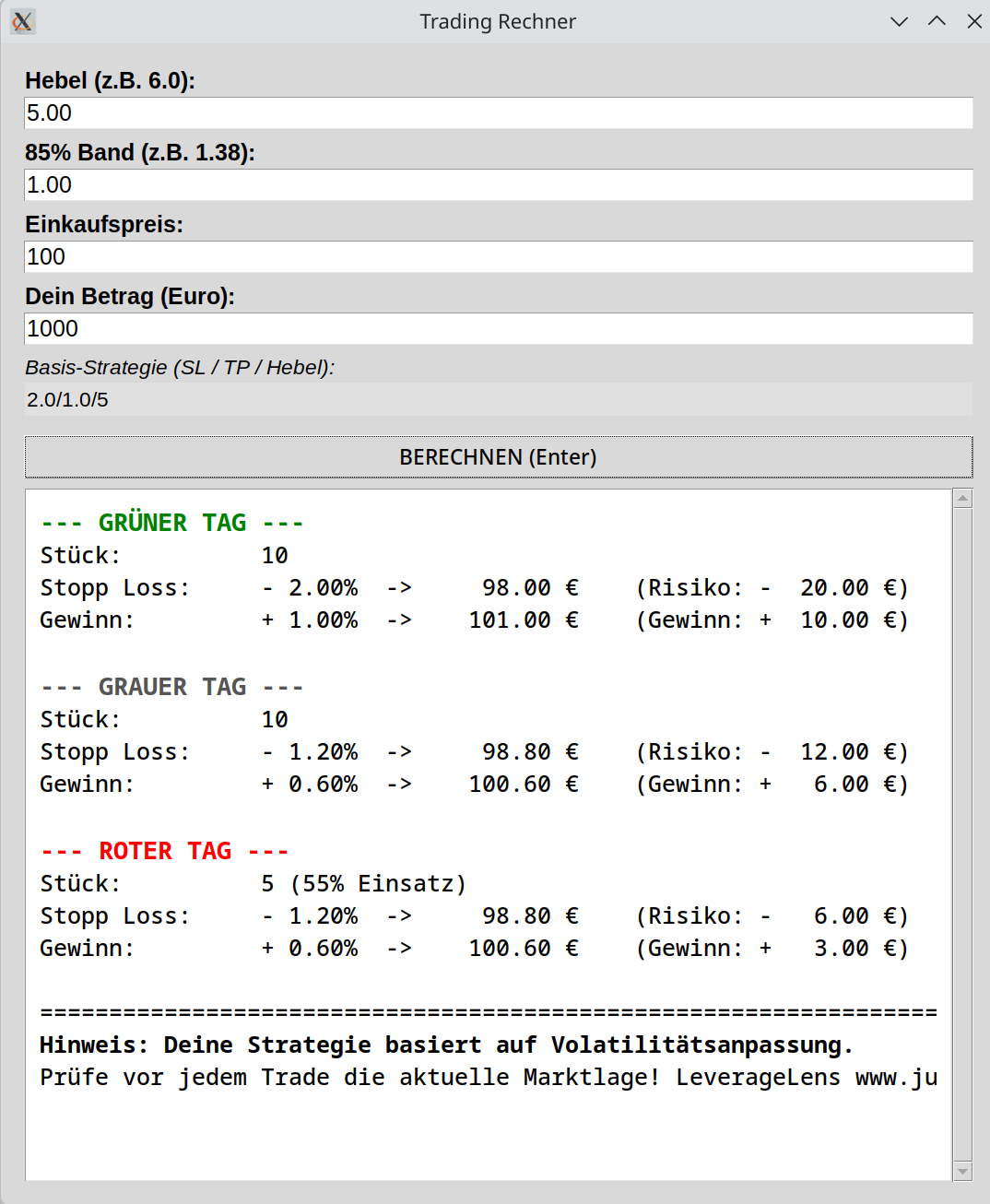 Calcualtor Screenshot